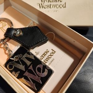 Vivienne westwood dog tag keyring / keychain